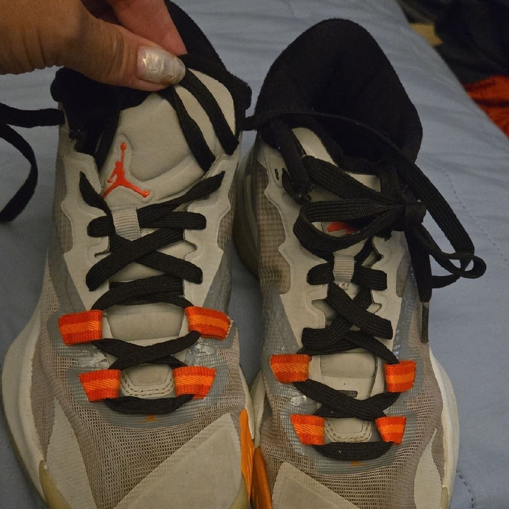 Jordan Kids Sneakers - Black, Orange, White